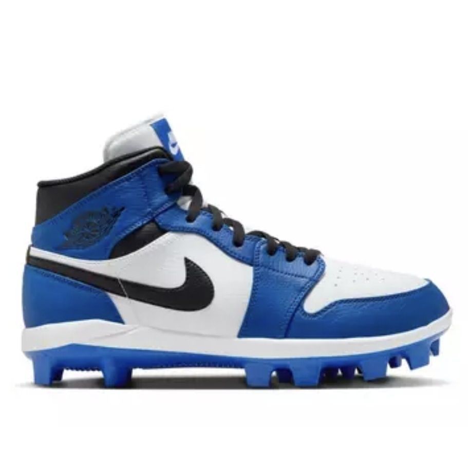 Air Jordan 1 Retro High Mcs Game Royal Baseball Cleats Av5354-411 Men's Size 9